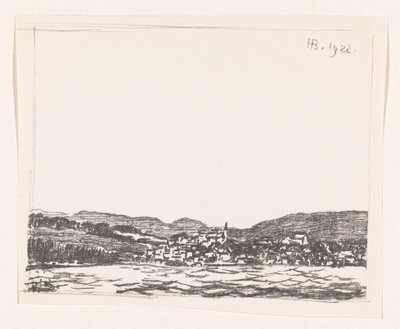 Lieu au lac de Starnberg - Henri Braakensiek