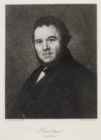Portrait de Marie-Henri Beyle, dit Stendhal - Henri Bérengier