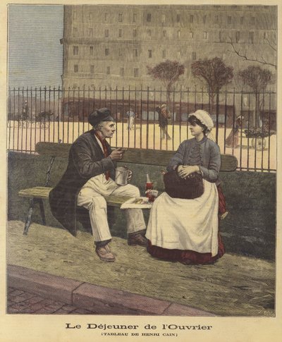 Le déjeuner des ouvriers - Henri Cain