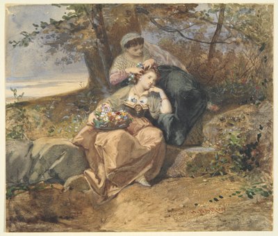 Deux femmes - Henri Charles Antoine Baron