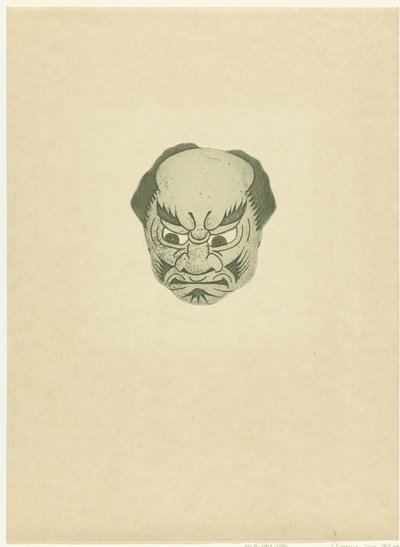 Masque avec visage d