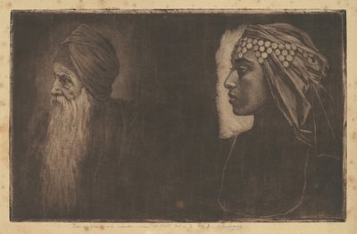 Salomon et Cléopâtre - Henri Charles Guérard