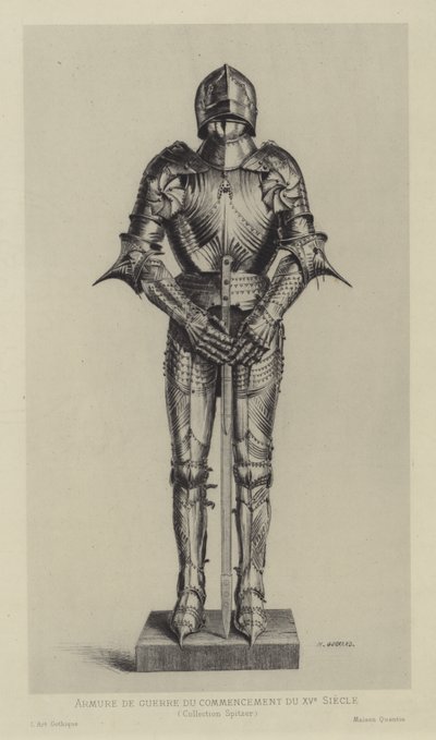 Armure, début du 15ème siècle - Henri Charles Guérard