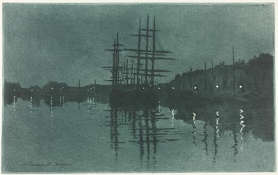 Le bassin de Dieppe - Henri Charles Guérard