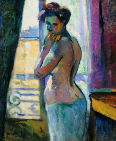 Devant la fenêtre, rue Boursault - Henri Charles Manguin