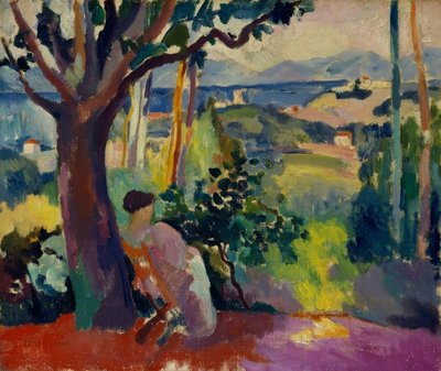 Le repas à la villa Demière - Henri Charles Manguin