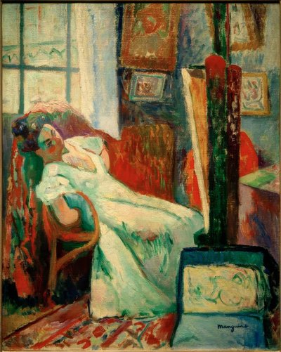 Le Repos du modèle (Jeanne) - Henri Charles Manguin