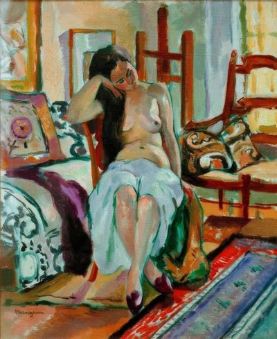 Nu dans un intérieur - Henri Charles Manguin