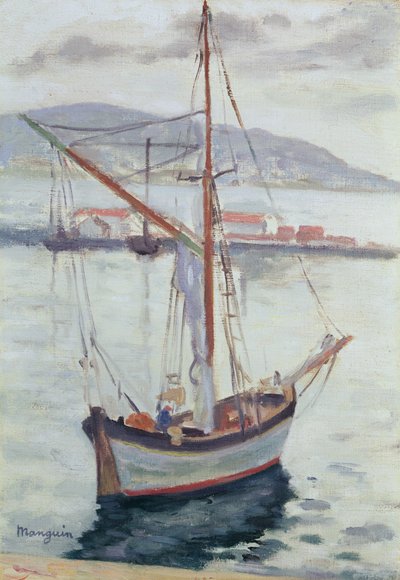 Yachts à Saint-Tropez - Henri Charles Manguin