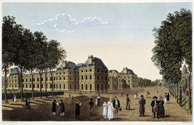 Jardin et Palais du Luxembourg vus de la terrasse du petit Luxembourg - Henri Courvoisier Voisin