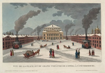 Le théâtre impérial Bolchoï Kamenny de Saint-Pétersbourg - Henri Courvoisier Voisin