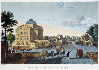 Vue de la Barrière du Roule - Henri Courvoisier Voisin