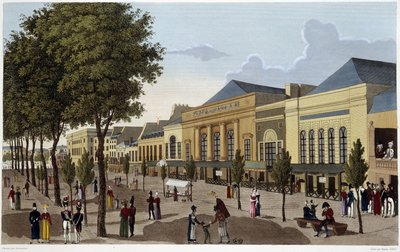 Vue des théâtres de l
