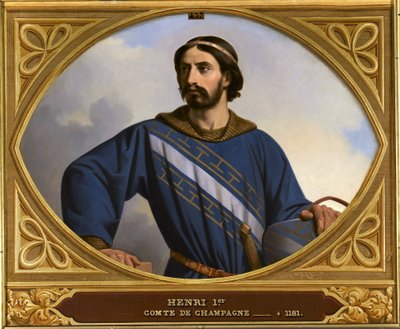 Comte Henri Ier de Champagne 1127-1181, dit le Libéral, 1844 - Henri Decaisne