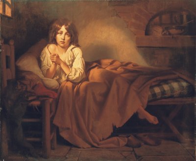 Dauphin Louis XVII dans la prison du Temple, 1851 - Henri Decaisne