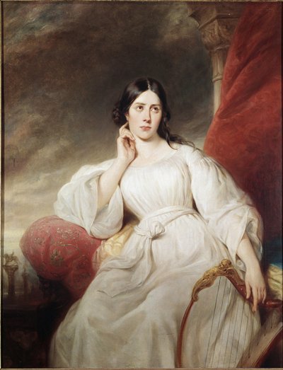 Portrait de Maria Garcia dite la Malibran, dans le rôle de Desdemona - Henri Decaisne