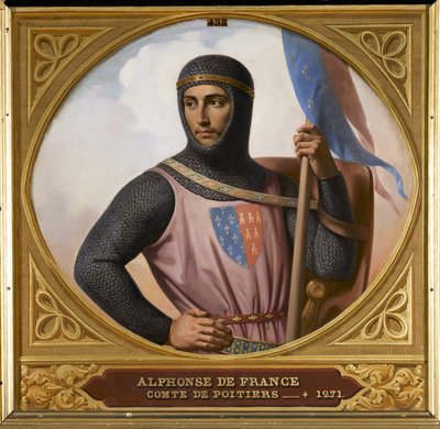 Prince Alphonse de Poitiers 1220-1271, comte de Toulouse, 1837 - Henri Decaisne