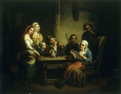 La lettre - Henri Decaisne