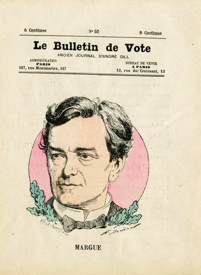 Bulletin 2e série, Satirique en couleurs: Margue Leon - Illustration par Henri Demare (1846-1888) - Henri Demare