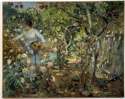 Jardin de roses à Monaco - Henri Edmond Cross