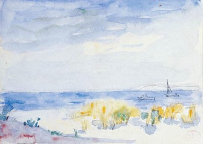 Paysage côtier - Henri Edmond Cross