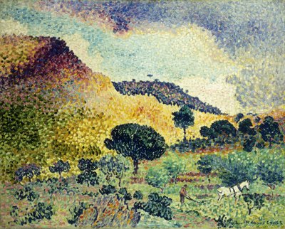 La Chaîne des Maures, juin 1906-avril 1907 - Henri Edmond Cross