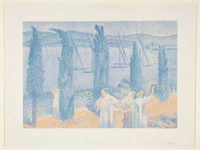 La Promenade - Henri Edmond Cross