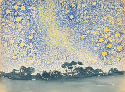 Paysage avec étoiles, ca. 1905-1908 - Henri Edmond Cross