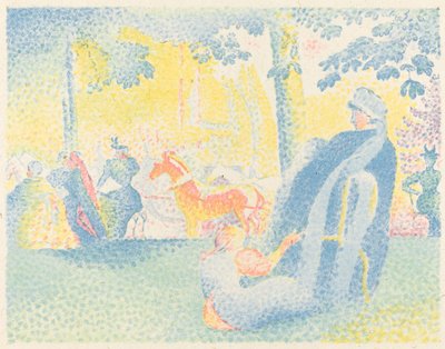Les Champs-Élysées - Henri Edmond Cross