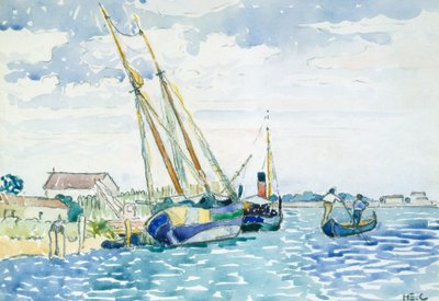 Scène marine (Bateaux près de Venise), 1903 - Henri Edmond Cross