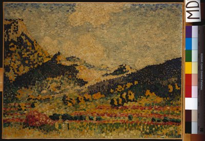 Étude pour "Les petites montagnes mauresques", 1909 - Henri Edmond Cross