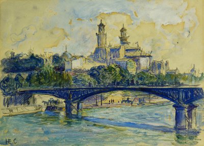 La Seine devant Le Trocadéro - Henri Edmond Cross