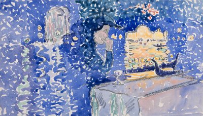 Venise : Nuit de la Fête du Rédempteur, 1903 - Henri Edmond Cross