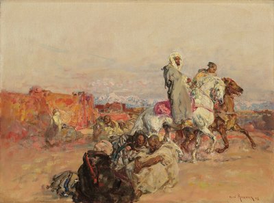 Un groupe de cavaliers nord-africains - Henri Emilien Rousseau