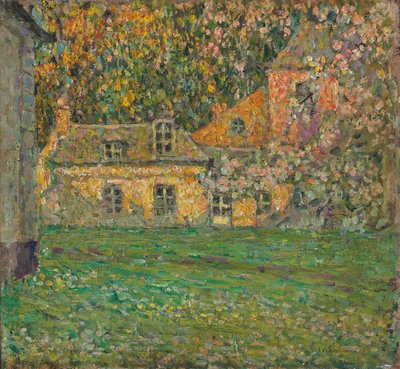Les arbres fleuris - Henri Eugene Augustin Le Sidaner