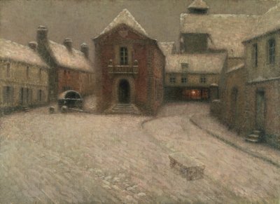 Gerberoy sous la Neige - Henri Eugene Augustin Le Sidaner