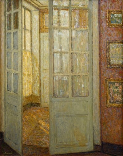 Intimité Rose et Or, Versailles - Henri Eugene Augustin Le Sidaner
