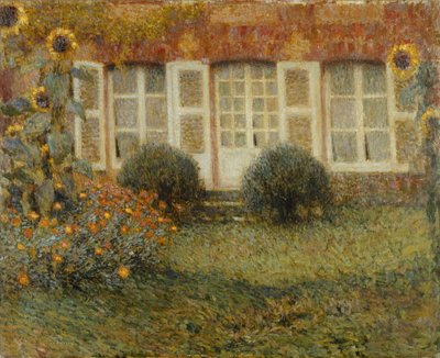 Le Pavillon aux Tournesols - Henri Eugene Augustin Le Sidaner