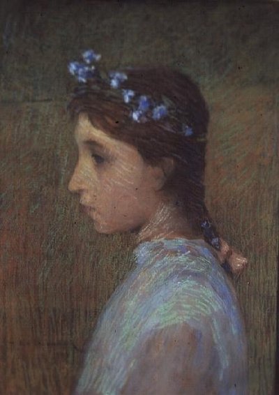 Portrait de Marguerite Le Sidaner - Henri Eugene Augustin Le Sidaner
