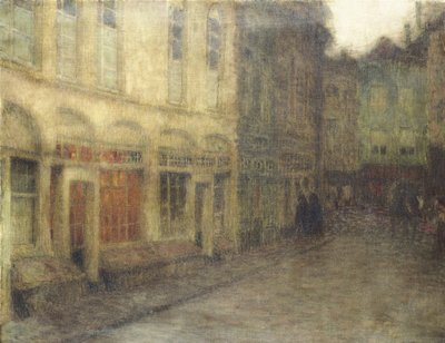 Place à Ypres, crépuscule, c.1898 - Henri Eugene Augustin Le Sidaner