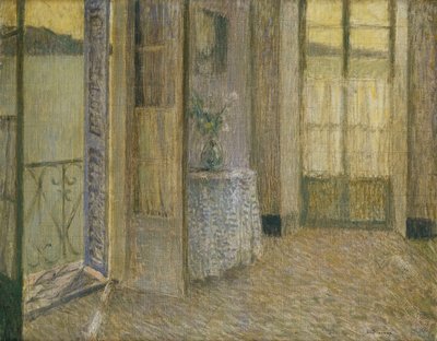 La chambre bleue, Villefranche-sur-Mer - Henri Eugene Augustin Le Sidaner