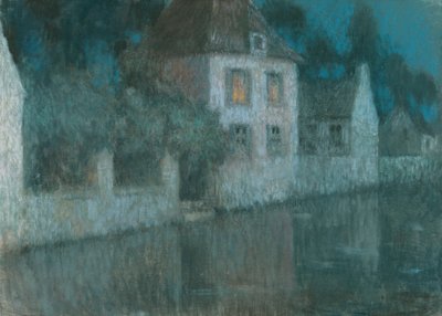 Le Canal à Nemours - Henri Eugene Augustin Le Sidaner