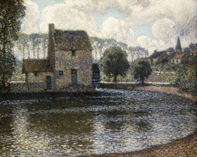 Le Moulin Gris - Henri Eugene Augustin Le Sidaner