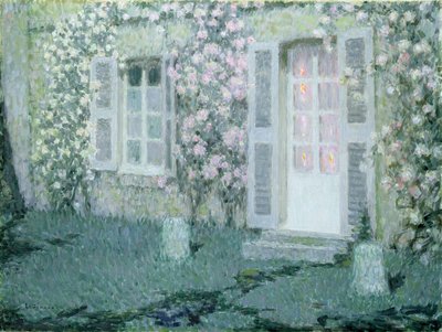 La maison aux roses, 1936 - Henri Eugene Augustin Le Sidaner