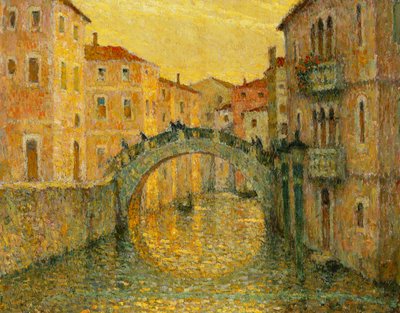 Le Matin, Soleil, Venise - Henri Eugene Augustin Le Sidaner