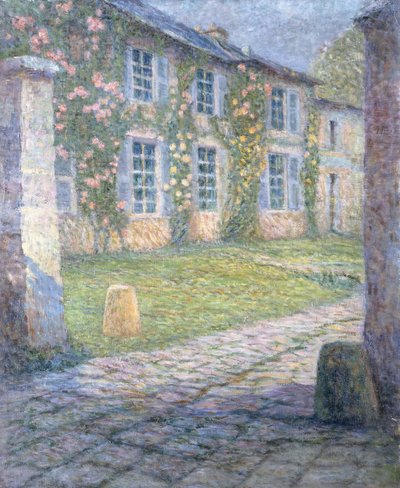 La Maison Rose à Versailles - Henri Eugene Augustin Le Sidaner