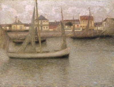 Bateaux, Heyst - Henri Eugene Le Sidaner
