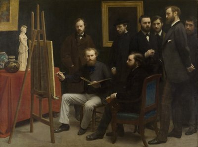 Un atelier aux Batignolles - Henri Fantin-Latour