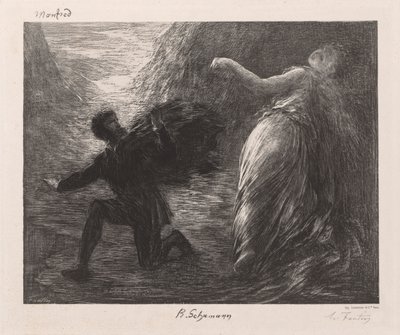 Manfred et Astarté - Henri Fantin-Latour