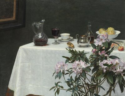 Nature morte : Coin de table - Henri Fantin-Latour
